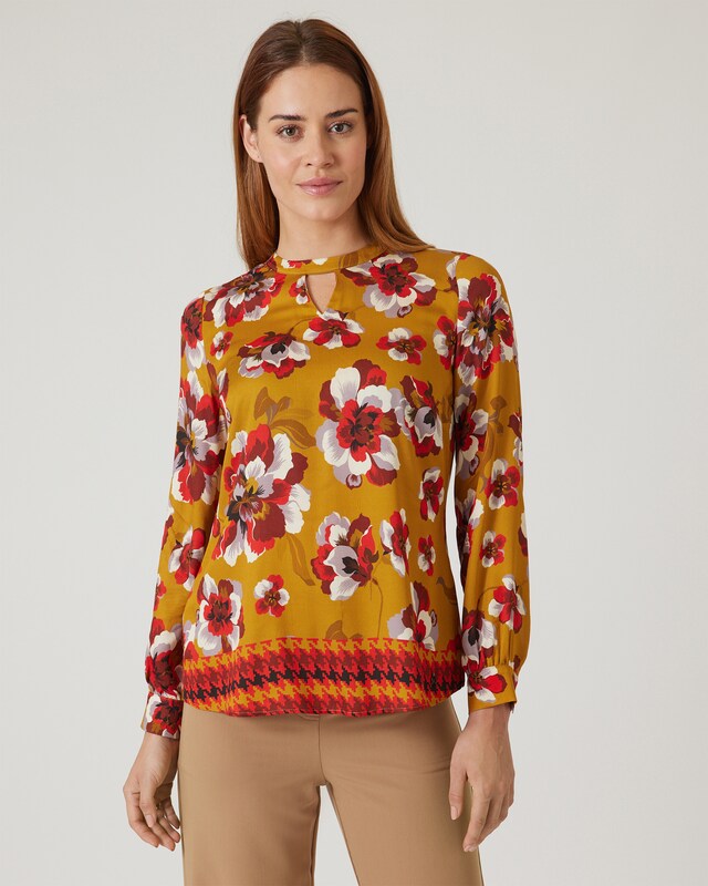 Bluse mit Print