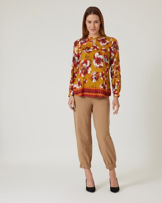 Bluse mit Print