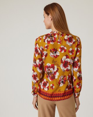 Bluse mit Print