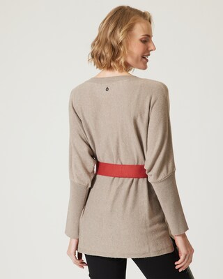 Pullover mit Gürtel