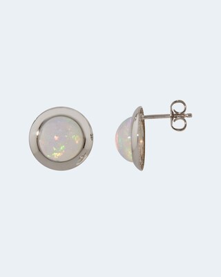 Ohrstecker mit Kristallopal
