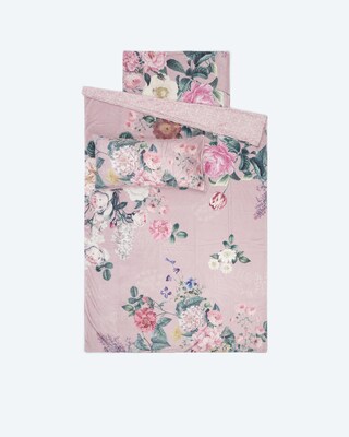 Wendebettwäsche "Englische Rose", 3tlg.