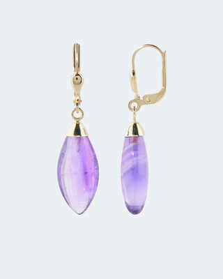 Ohrhänger mit Amethyst oder SWZ-Perle