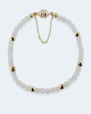 Armband mit Mondstein , M