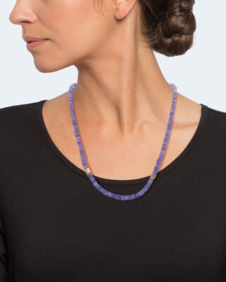 Collier mit Tansanit
