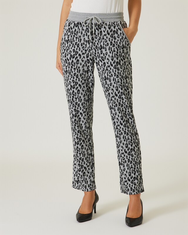 Strickhose im Animal-Look