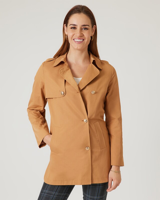 Trench-Jacke