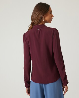 Bluse mit Rüschen