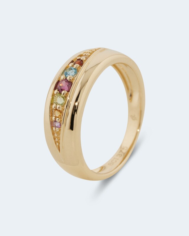 Ring mit Edelsteinmix