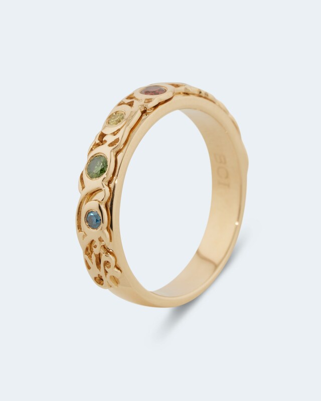 Ring mit Brillanten und 0,24 Karat