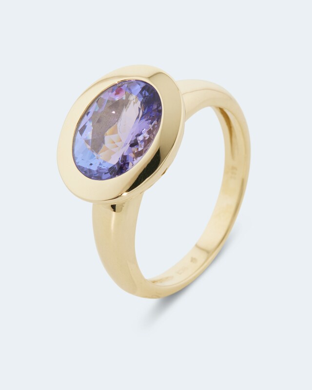Ring mit Tansanit AAAA