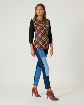 Shirt im Blusenstil