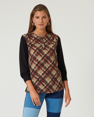 Shirt im Blusenstil