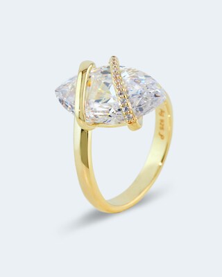 Ring mit Zirkonia