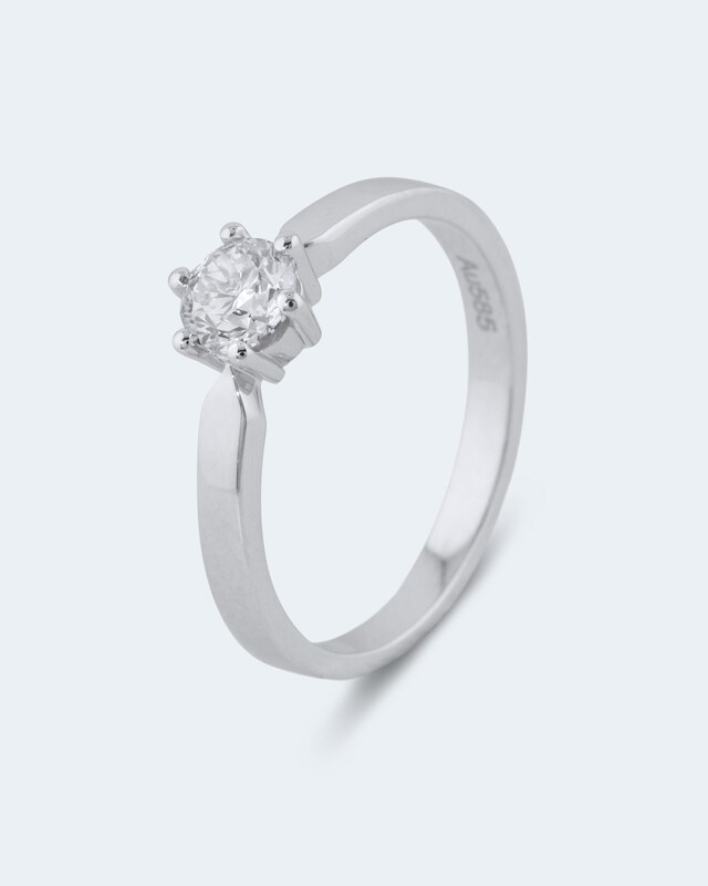 Brillantring 0,50 ct