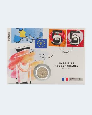 Numisbrief Frankreich Coco Chanel