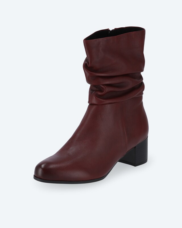 Stiefelette mit Blockabsatz