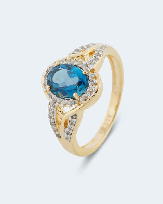 Ring mit Blautopas