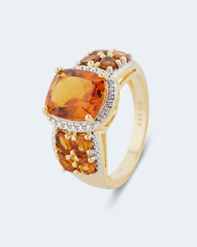 Ring mit Madeira-Citrin