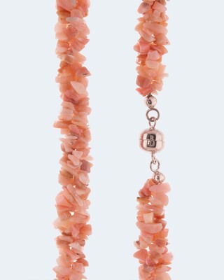 Collier mit Pink-Opal