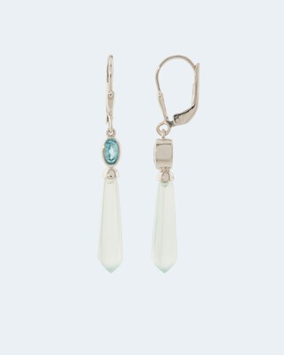 Ohrhänger mit Chalcedon & Apaptit
