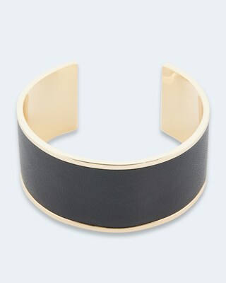 Armreif mit Leder