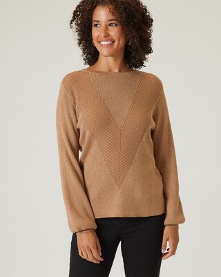Pullover mit Glanzgarn