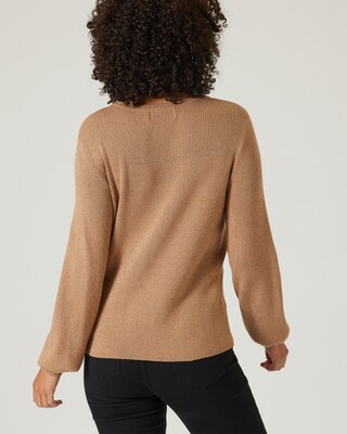 Pullover mit Glanzgarn