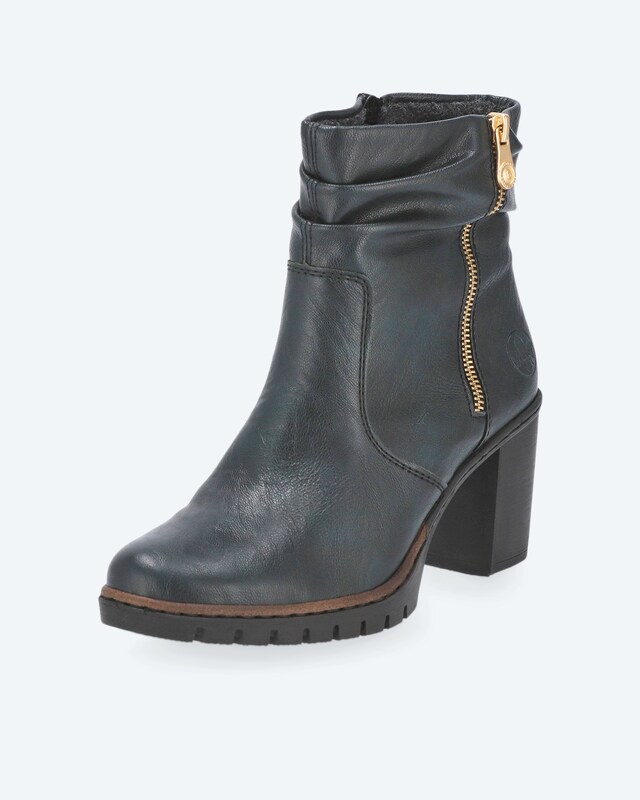 Stiefelette mit gerafftem Schaft