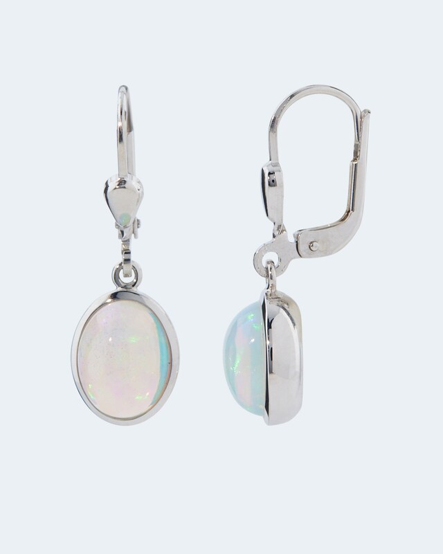 Ohrhänger mit weißem Opal