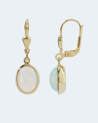 Ohrhänger mit weißem Opal