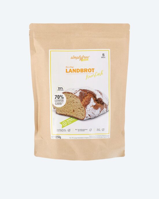 Produktabbildung für Backmischung Landbrot kohlenhydratreduziert, 5 Brote