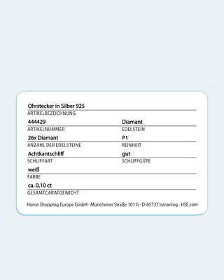Brillantohrstecker 0,10 ct