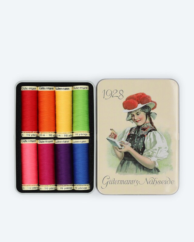 Nostalgiedose 1928 & 8 Spulen Allesnäher