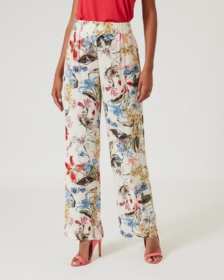 Schlupfhose mit Alloverdruck
