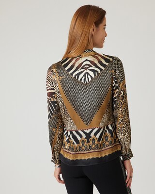 Bluse mit Exklusivdruck