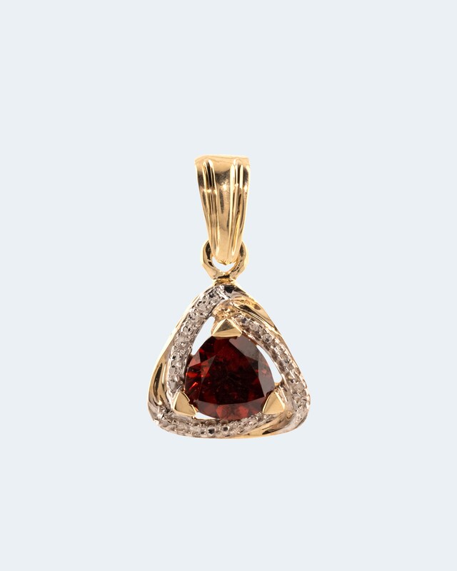 Anhänger mit rotem Zirkon