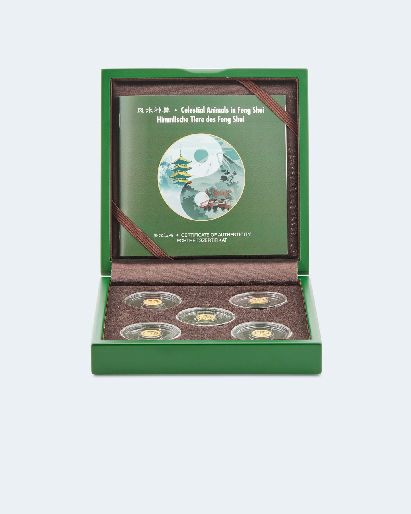 Produktabbildung für Münz-Set himmlische Tiere des Feng Shui