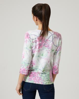 Soft Pullover "Blume/ Kette"