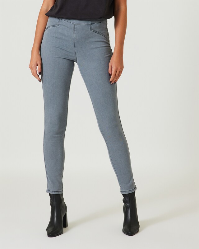 Skinny Denim-Schlupfhose