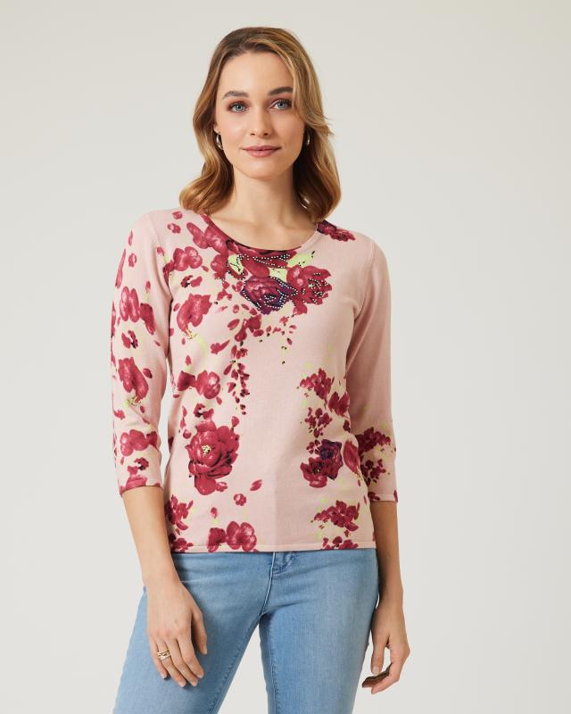 Produktabbildung für Pullover Rosenblüten