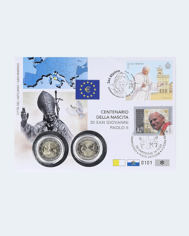 2-Euro-Numisbrief Vatikan