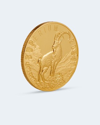 Superium Goldmünze Steinbock