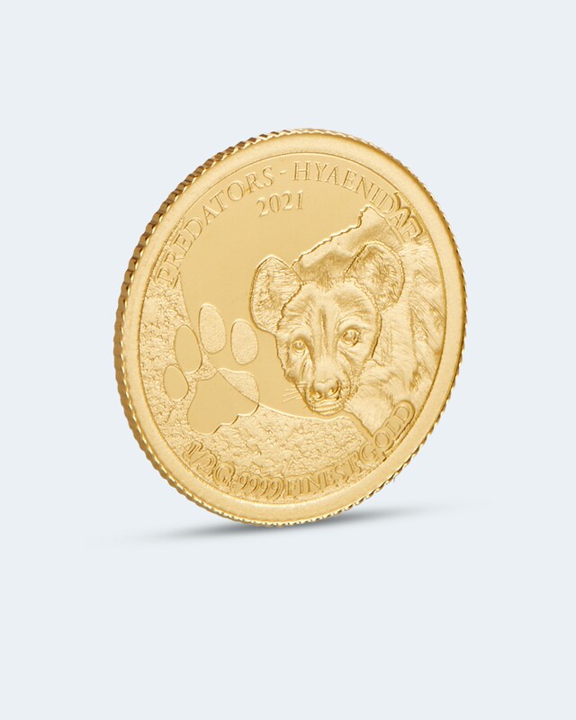 Goldmünze Predators: Hyäne 2021