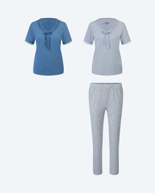 Produktabbildung für Set: Pyjama + Shirt, 3tlg
