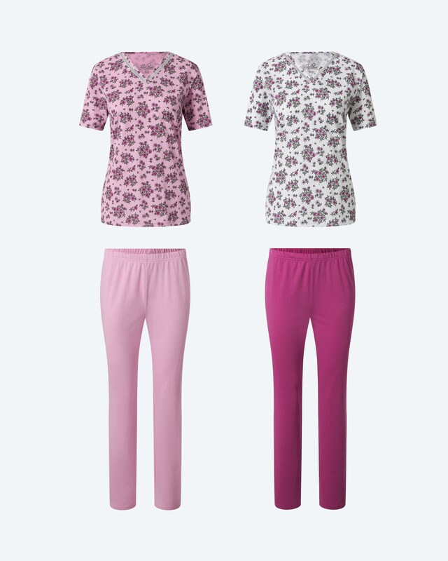 Doppelpack Pyjama, 4tlg.