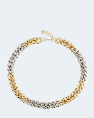 Collier in Bicolor-Optik
