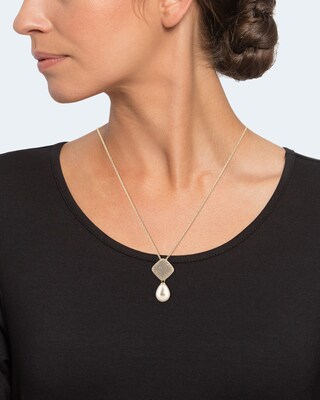 Collier MK-Perle 12x15mm