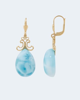 Ohrhänger mit Larimar