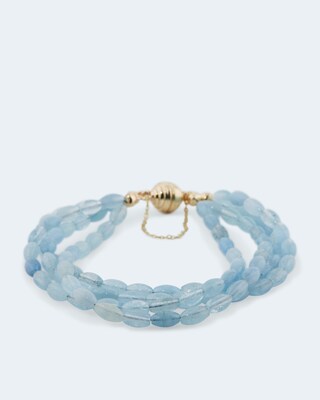 Armband mit Milky Aquamarin